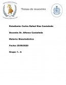 Temas de muestreo bioestadistica