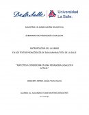 ANTROPOLOGÍA DEL ALUMNO EN LOS TEXTOS PEDAGÓGICOS DE SAN JUAN BAUTISTA DE LA SALLE “ASPECTOS A CONSIDERAR EN UNA PEDAGOGÍA LASALLISTA ACTUAL”