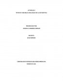Actividad Tipos de variables analizadas en la estadística