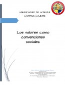 Los valores como convenciones sociales