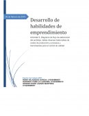 Desarrollo de habilidades de emprendimiento