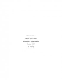 Introducción a la programación. Página 1