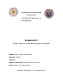 Ensayo: “Alcances y retos del marketing internacional”