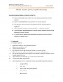 Práctica: Reacción química, experimentos en casa