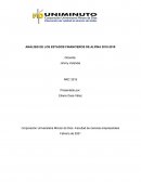 ANÁLISIS DE LOS ESTADOS FINANCIEROS DE ALPINA 2018-2019