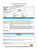 GUÍA DE CLASES ESPAÑOL