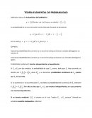 TEORÍA ELEMENTAL DE PROBABILIDAD