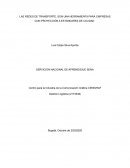 APROVECHAMIENTO DE LAS REDES DE TRASPORTE COMO COMPONENTE PARA EL DESAROLLO ECONOMICO