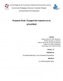 El papel del maestro en la actualidad