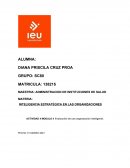 Evaluacion de una organizacion inteligente