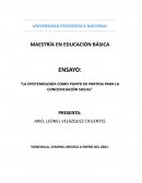 La epistemología como punto de partida para la concienciación social