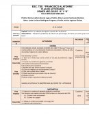 PLAN DE ACTIVIDADES PRIMER AÑO