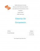 Fundamentos Conceptuales de las Computadoras