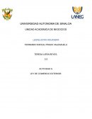 Actividad Ley de comercio exterior