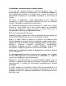 El derecho a la información como un derecho humano