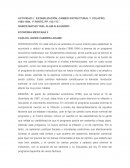 Actividad Estabilización, cambio estructural y colapso