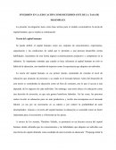 INVERSIÓN EN LA EDUCACIÓN COMO DETERMINANTE DE LA TASA DE DESEMPLEO