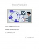 MATERIA DE ABASTECIMIENTO