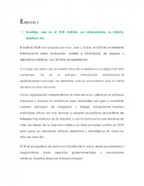 ECRI INSTITUTE. Página 1