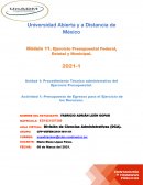 Presupuesto de Egresos para el Ejercicio de los Recursos