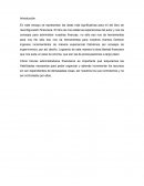 Reconfuguración Financiera