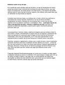 Reflexion sobre la ley de tope