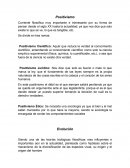 Positivismo. Se divide en tres ramas