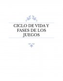 Ciclo de vida y fase de los juegos