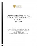 Informalidad. Modelo Econométrico