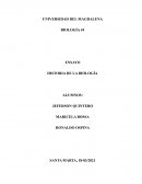 HISTORIA DE LA BIOLOGÍA