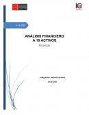 Analisis financiero a 10 activos