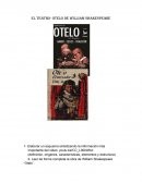 El teatro- Otelo de william Shakespeare