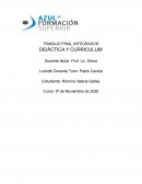 DIDACTIVA Y CURRICULUM
