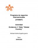 Actividad Evidencia 1: Taller “Global Country”
