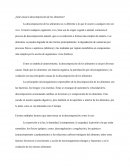 ¿Qué causa la descomposición de los alimentos?