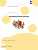 Tema: comportamiento organizacional y sus disciplinas