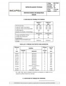 Restricciones de Maquinas