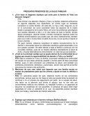 PREGUNTAS PRINCIPIOS DE LA SALUD FAMILIAR