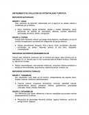 INSTRUMENTO DE EVALUCIÓN DE POTENCIALIDAD TURÍSTICA