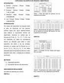 CAPACIDAD CALORIFICA DE GRANOS COMESTIBLES