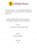 Factores asociados a la tasa de seroconversión por el virus de Hepatitis B y C en los pacientes en las unidades de hemodialisis