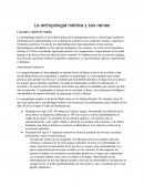 La antropología médica y sus ramas