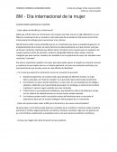 8 de marzo - Día Internacional de la Mujer