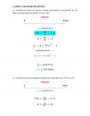 CASOS: TASAS EQUIVALENTES