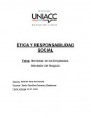 Bienestar de los empleados. Bienestar del Negocio