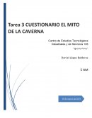 CUESTIONARIO EL MITO DE LA CAVERNA