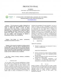 Cálculo de un sistema de zapatas para una edificación de 3 piso. Página 1