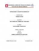 Definiciones y conceptos generales farmacología