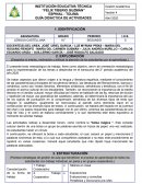 GUÍA DIDÁCTICA DE ACTIVIDADES