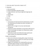 Instructivo sobre “Como abrir y limpiar tu PC”